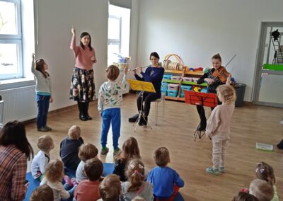 Koncert Filharmonii Warmińsko-Mazurskiej w przedszkolu