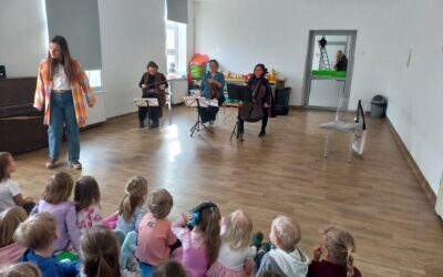 „Spotkania z Panią Muzyką” pt. „ Z plecakiem pełnym dźwięków”